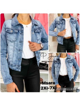 Kurtki Jeansowe damskie M'sara,size 2-7xl,paczka 12szt ,