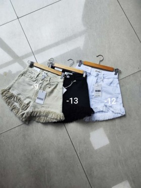 Spodenki jeansowe damskie M'sara,size xs-l,paczka 12szt.1 kolor,