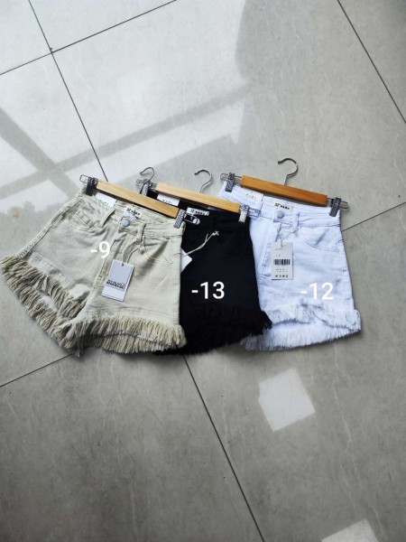 Spodenki jeansowe damskie M'sara,size xs-l,paczka 12szt.1 kolor,