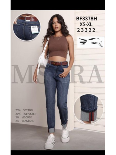 Jeansy damskie M'sara,size xs-xl,paczka 12szt ,