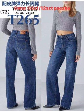 Jeansy damskie ,size 34-42,paczka 12szt ,