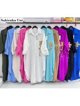 Sukienki damskie Włoski, size uni, paczka 6szt, mix kolor