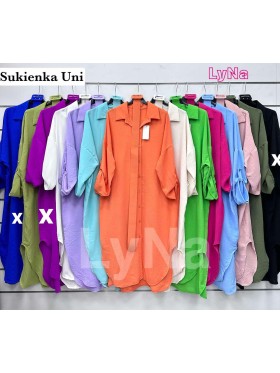 Sukienki damskie Włoski, size uni, paczka 6szt, mix kolor