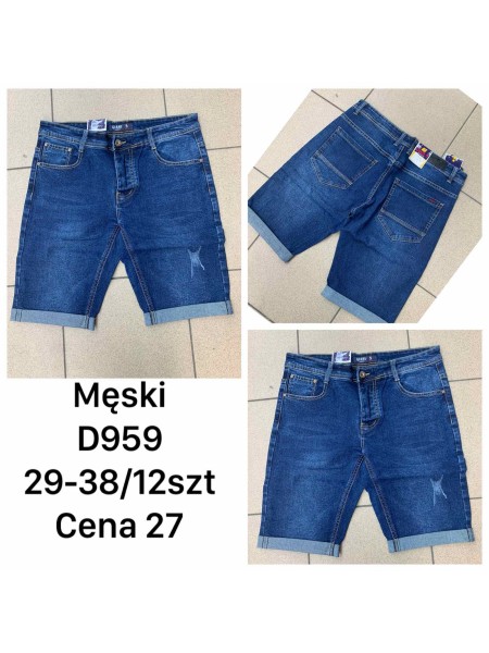 Spodenki jeansowe meskie ,size29-38,paczka 12szt ,