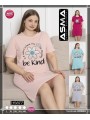 Koszule nocne damskie tureckie, size l-4xl, paczka 15szt,mix kolor