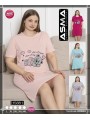Koszule nocne damskie tureckie, size l-4xl, paczka 15szt,mix kolor