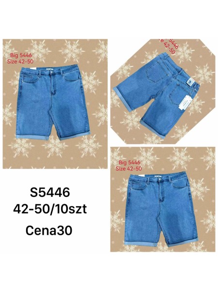 Spodenki jeansowe damskie ,size 42-50,paczka 10szt ,