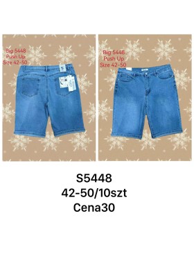 Spodenki jeansowe damskie ,size 42-50,paczka 10szt ,