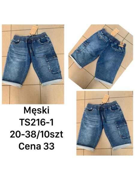 Spodenki jeansowe meskie ,size20-38,paczka 10szt ,