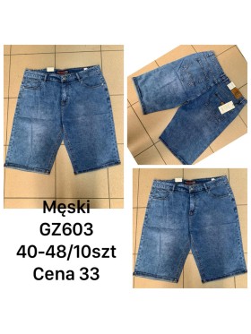 Spodenki jeansowe meskie ,size 40-48,paczka 10szt ,