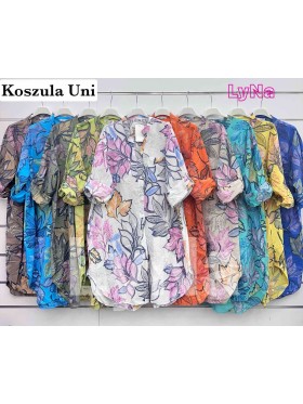 Koszule damskie Włoski, size uni, paczka 6szt, mix kolor