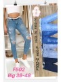 Jeansy damskie ,size 38-48,paczka 12szt ,1 KOLOR