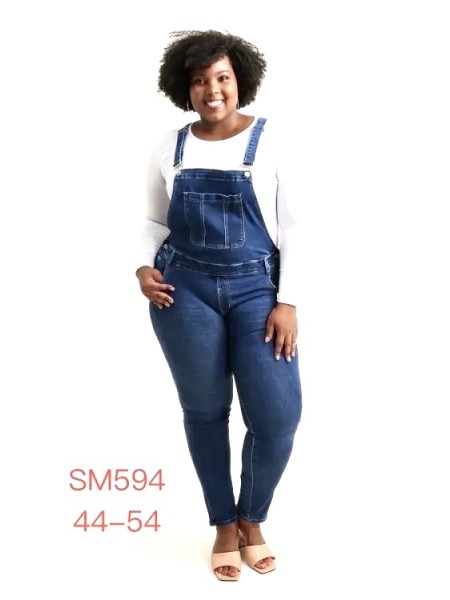 Kombinezony Jeansowy damski ,size 44-54,paczka 10szt ,