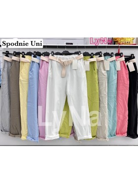 Spodnie damskie Włoski, size uni, paczka 6szt, mix kolor