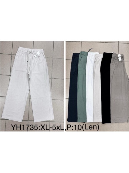 Spodnie damskie , size xl-5xl, paczka 10szt,1kolor
