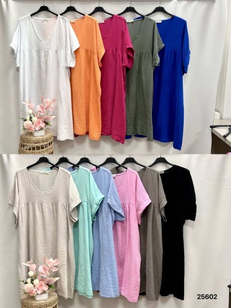 Sukienki damskie Włoski, size uni, paczka 6szt, mix kolor