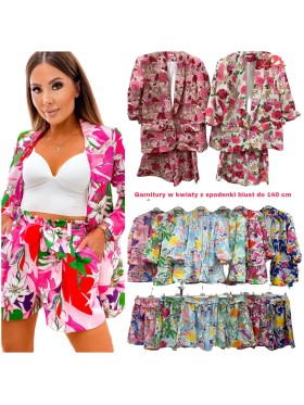 Komplety damskie Włoski, size uni, paczka 6szt, mix kolor