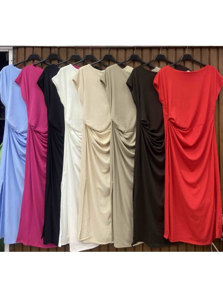 Sukienki  damskie wloskie, size uni duzy, paczka 6szt,mix kolor