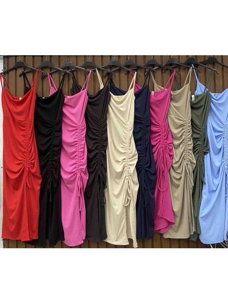 Sukienki  damskie wloskie, size uni , paczka 6szt,mix kolor