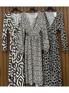 Sukienki  damskie wloskie, size uni , paczka 6szt,mix kolor