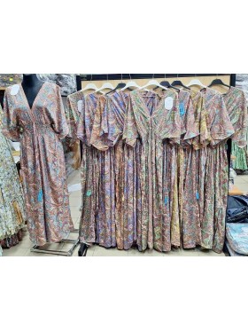 Sukienki jedwad damskie , size uni, paczka 10szt, mix kolor