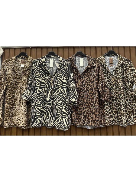 Koszule damskie wloskie, size uni , paczka 6szt,mix kolor