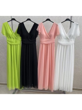 Sukienki  damskie wloskie, size uni , paczka 6szt,mix kolor
