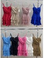 Sukienki  damskie wloskie, size uni , paczka 6szt,mix kolor