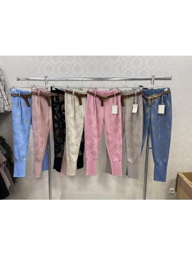 Spodnie damskie wloskie, size uni , paczka 6szt,mix kolor