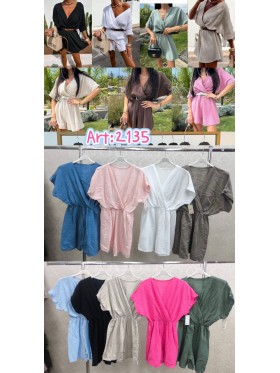 Kombinezony damskie wloskie, size uni , paczka 6szt,mix kolor