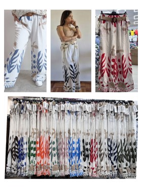 Spodnie damskie wloskie, size uni , paczka 6szt,mix kolor