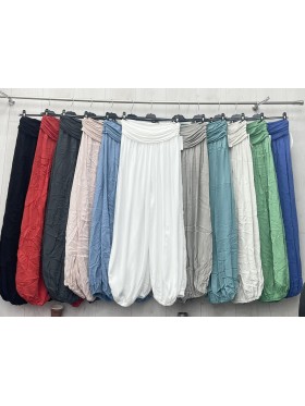 Spodnie damskie wloskie, size uni , paczka 6szt,mix kolor