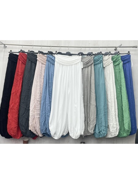 Spodnie damskie wloskie, size uni , paczka 6szt,mix kolor