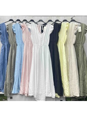 Sukienki  damskie wloskie, size uni , paczka 6szt,mix kolor