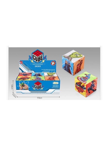 ZABAWKI RUBIK. 12 SZT / PACZKA, KOLOR JAK NA ZDZIĘCIU