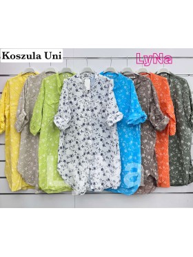 Koszule damskie Włoski, size uni, paczka 6szt, mix kolor