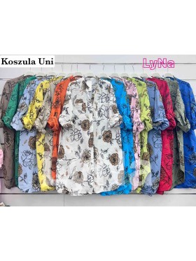 Koszule damskie Włoski, size uni, paczka 6szt, mix kolor