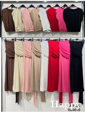 Komplety damskie Włoski , size uni, paczka 6szt, mix kolor
