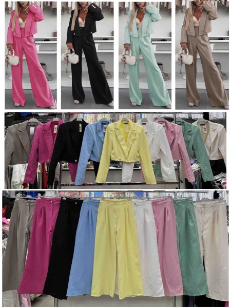 Komplety damskie Włoski , size uni, paczka 6szt, mix kolor