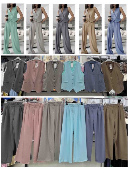 Komplety damskie Włoski , size uni, paczka 6szt, mix kolor