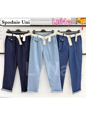 Spodnie damskie Włoski, size uni, paczka 6szt, mix kolor