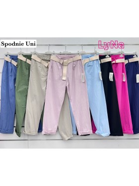 Spodnie damskie Włoski, size uni, paczka 6szt, mix kolor