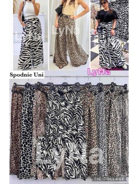 Spodnie damskie Włoski, size uni, paczka 6szt, mix kolor