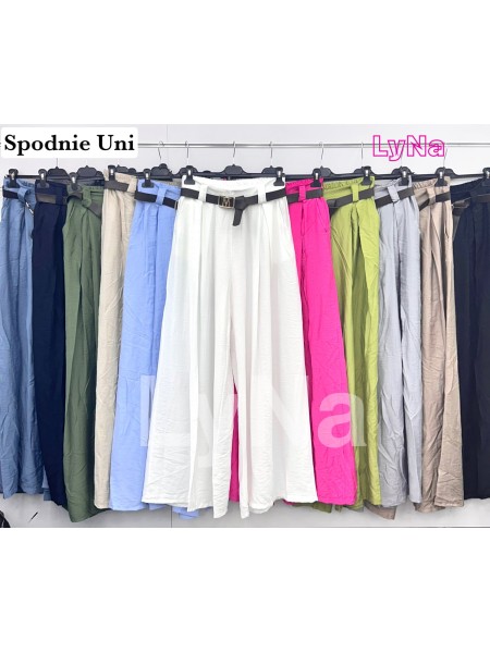Spodnie damskie Włoski, size uni, paczka 6szt, mix kolor