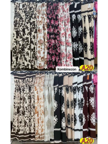 Kombinezony damskie Włoski, size uni, paczka 6szt, mix kolor