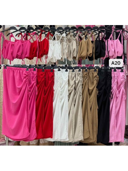 Komplety damskie Włoski, size uni, paczka 6szt, mix kolor
