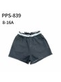 Spodenki jeans dzieciece rozm 8-16 lat, paczka 10szt, 1 kolor
