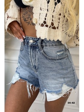 Spodenki jeansowe damskie , size 34-42, paczka 10szt,