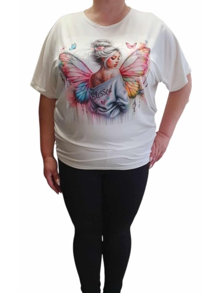 Bluzki damskie Polskie, Size standard, paczka 4szt 1kolor