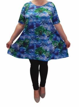Tuniki damskie Polskie, Size standard, paczka 4szt 1kolor